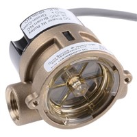Gems Sensors RotorFlow Electronic Flow Sensor, 15 L/min  75 L/min, RFS Series