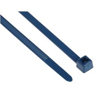 HellermannTyton, MCT50L Series Blue Metal Detectable Cable Tie, 390mm x 4.6 mm