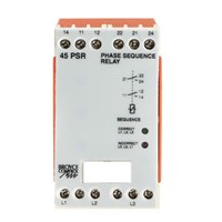 Broyce Control Phase Monitoring Relay With SPDT Contacts, 400 V ac Supply Voltage, 3 Phase