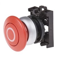 Eaton Mushroom Red Push Button Head - Momentary, M22 Series, 22mm Cutout