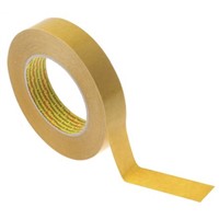 3M 9040 Beige Double Sided Paper Tape, 25mm x 50m, 0.1mm Thick