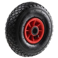 Guitel Black, Red Castor Wheels 3588121, 150daN