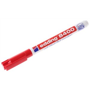 Edding Extra Fine Tip Red Marker Pen