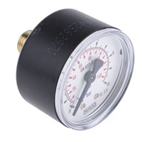 WIKA 7203493 Analogue Positive Pressure Gauge Back Entry 10bar, Connection Size R 1/4