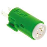 Green LED for 12mm pushbutton switch,24V