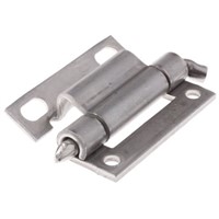 Pinet Raw Stainless Steel Concealed Hinge, 60mm x 32mm x 2.5mm