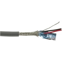 Alpha Wire 1 Pair Screened Multipair Industrial Cable 0.38 mm2(CE) Grey 30m XTRA-GUARD FLEX Series