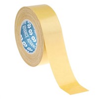 Advance Tapes AT305 Transparent Double Sided Cloth Tape, 50mm x 25m, 0.34mm Thick