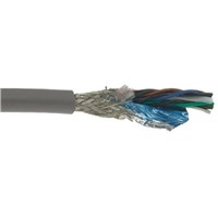 Alpha Wire 5 Pair Screened Multipair Industrial Cable 0.2 mm2(CE) Black 30m XTRA-GUARD FLEX Series