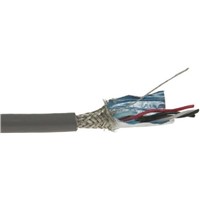 Alpha Wire 2 Pair Screened Multipair Industrial Cable 0.2 mm2(CE) Black 30m XTRA-GUARD FLEX Series