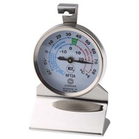 Dial Thermometer, Centigrade, Fahrenheit Scale, -30  +30 C Free Standing