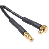 TE Connectivity Male MCX to Male MCX RG174 Coaxial Cable, 50