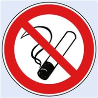 PVC No Smoking Prohibition Sign, None, None