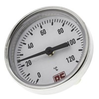 Bi-metal thermometer, 0 to 120 deg C