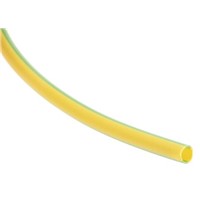 HellermannTyton PVC Green/Yellow Protective Sleeving, 3mm Diameter, 100m Length