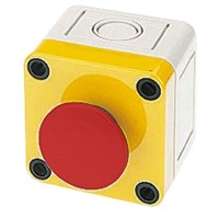 Modular Switch Body, IP65, Red, Wall Mount, Momentary for use with A01 Series -20C +55C