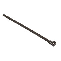 HellermannTyton, REL180 Series Black Nylon Releasable Cable Tie, 180mm x 6.5 mm