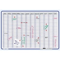 Legamaster Yearly Magnetic Wall Planner, 900 x 600mm