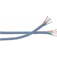 Belden Grey Cat6 Cable U/UTP PVC Unterminated/Unterminated, 100m