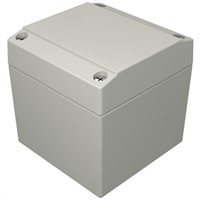 Rose Aluform, Die Cast Aluminium Enclosure, IP66, 80 x 80 x 81mm Grey Lloyds Register, Maritime Register, UL 508