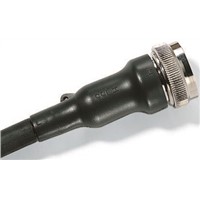 HellermannTyton Straight Cable Boot Black, Fluid Resistant Elastomer, 24mm