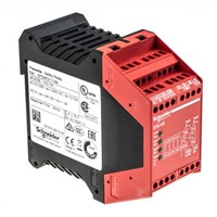 Schneider Electric XPS AK 24 V ac/dc Safety Relay Dual Channel With 3 Safety Contacts - Preventa Range and 1 Auxiliary