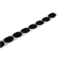 Black self-adhesive loop coins,22mm W