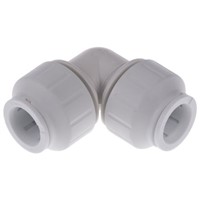 John Guest 90 Elbow PVC Pipe Fitting, 15mm