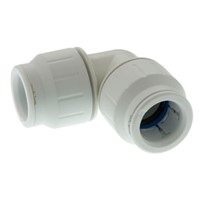 John Guest 90 Elbow PVC Pipe Fitting, 22mm