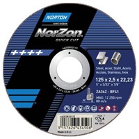Norton Cutting Disc Grinding Disc, x 1.6mm Thick5