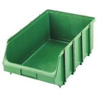 Terry Green Styrene Stackable Storage Bin, 76mm x 104mm x 165mm