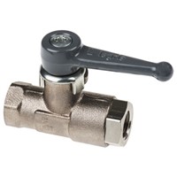 Legris Brass Manual Ball Valve 1/4 in BSPP 2 Way