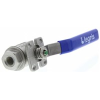 Legris Stainless Steel Manual Ball Valve 1/4 in BSPP 2 Way