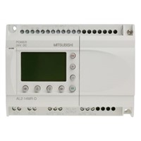 Mitsubishi Alpha 2 Logic Module, 24 V dc Relay, 8 x Input, 6 x Output With Display