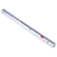 Slimline pen style silver laser pointer