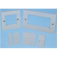 86x147mm double gang modular faceplate