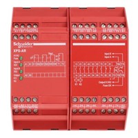 Schneider Electric XPS AR 24 V dc Safety Relay Single or Dual Channel With 7 Safety Contacts - Preventa Range and 2