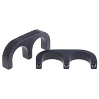 Southco Anodised Black Aluminium Concealed Fixings Drawer Handle, 63.5mm