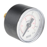 WIKA 7833462 Analogue Positive Pressure Gauge Back Entry 1.6bar, Connection Size R 1/8