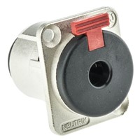 Neutrik 6.35 mm Panel Mount Stereo Jack Jack Socket, 3Pole 10A