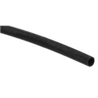 HellermannTyton Black Heat Shrink Tubing 1.5mm Sleeve Dia. x 10m Length, HIS-3 Series 3:1 Ratio