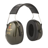 3M PELTOR Optime II 31dB Ear Defender and Headband, Green