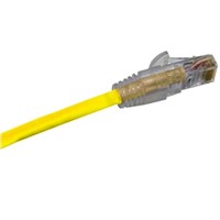 Molex Premise Networks Yellow PVC Cat5e Cable U/UTP, 1m Male RJ45/Male RJ45