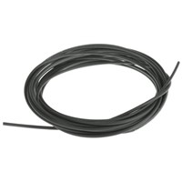 HellermannTyton Black Heat Shrink Tubing 1.6mm Sleeve Dia. x 5m Length, TF21 Series 2:1 Ratio