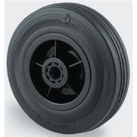 Tente Black Rubber Castor Wheels PVR100-12LM44, 75kg