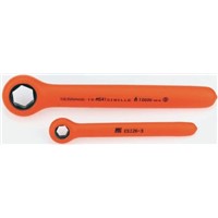 Sibille Insulated 17 mm Ratchet Ring Spanner, Hexagon