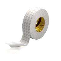 3M 9080 White Double Sided Paper Tape, 25mm x 50m, 0.16mm Thick