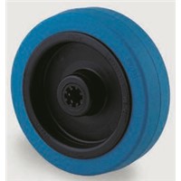 Tente Black, Blue Rubber Castor Wheels UFR125x40-12LM44 Blue, 250kg