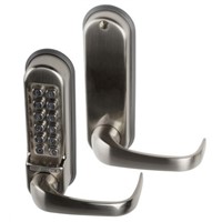 S/Steel 515 Digital Door Lock w/Lever