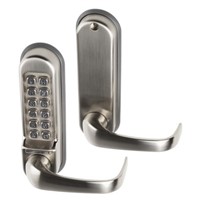 S/Steel 520 Digital Door Lock w/Lever